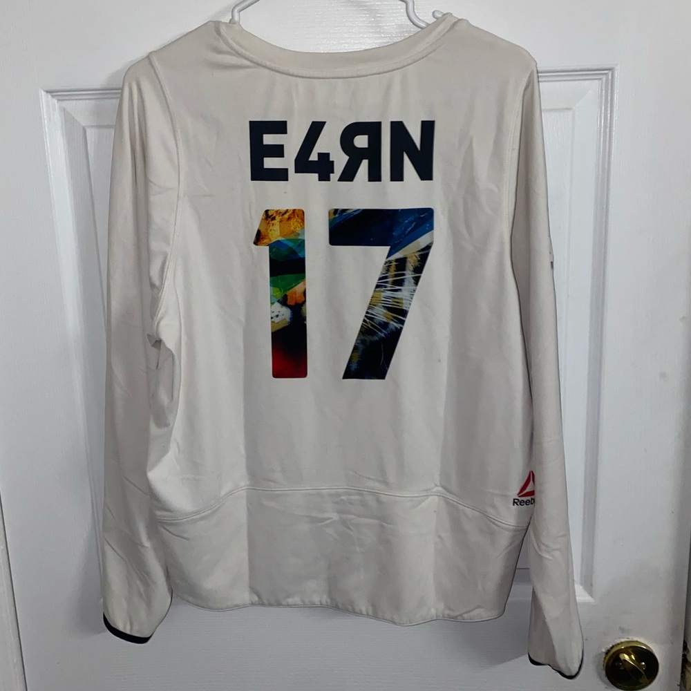 Vintage White Reebok Sweater